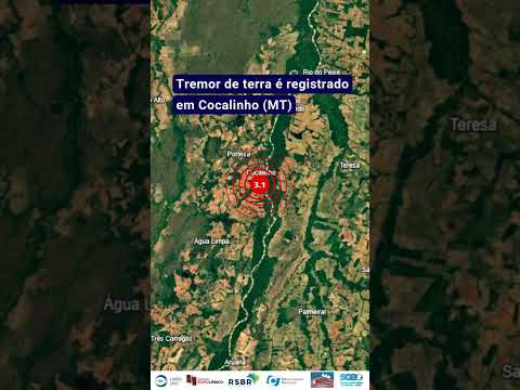 Tremor de terra atinge Cocalinho (MT) e surpreende moradores | Evento raro na região