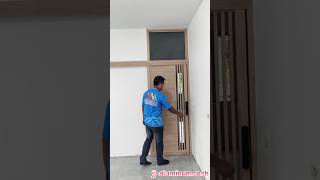 บานเลื่อนรางบน พร้อมช่องแสงด้านบนแบบทึบ