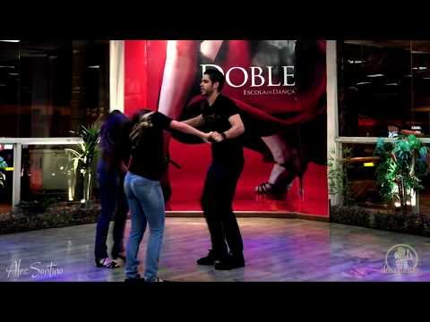 DESAFIO DANCEADOIS BH - Ricardo - Flavia e Thais - Zouk com duas damas