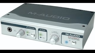 Video thumbnail for Review M-Audio Firewire Audiophile by rogtriton
