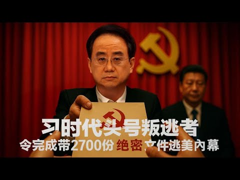 习时代头号叛逃者，令计划弟弟令完成带2700份绝密文件逃美内幕｜令计划｜令完成｜西山会｜习近平｜乐视贾跃亭｜中南海｜机密文件｜新闻大写 20250808