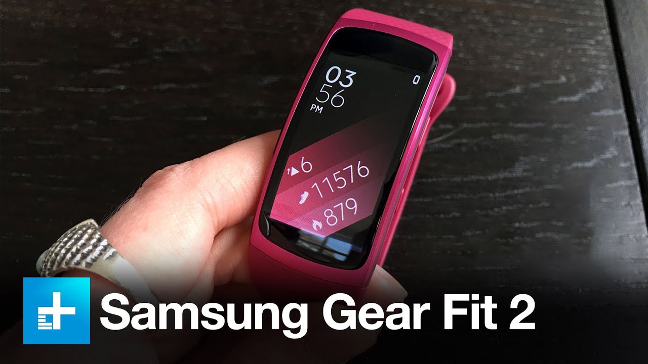 Умный браслет Samsung Gear Fit 2, синий