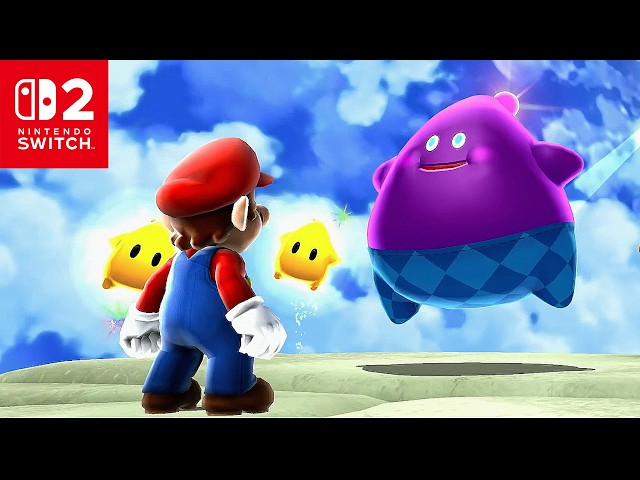 لعبة سوبر ماريو جالاكسي + سوبر ماريو جالاكسي 2 (ني...