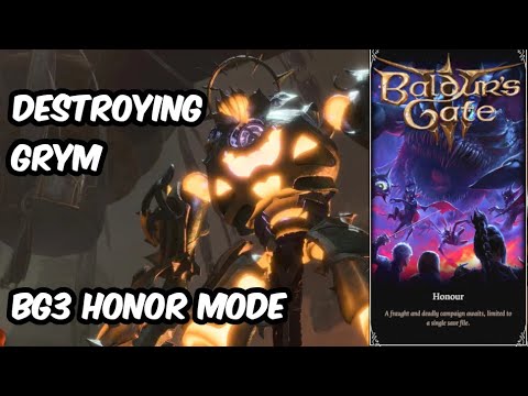 DESTROYING Grym Boss Fight | Baldurs Gate 3 HONOR MODE