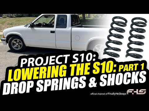 Installing Lowering Coils & Shocks on Chevy S-10 (Jimmy Sonoma Blazer S-15) - Project S10 (Ep.5)