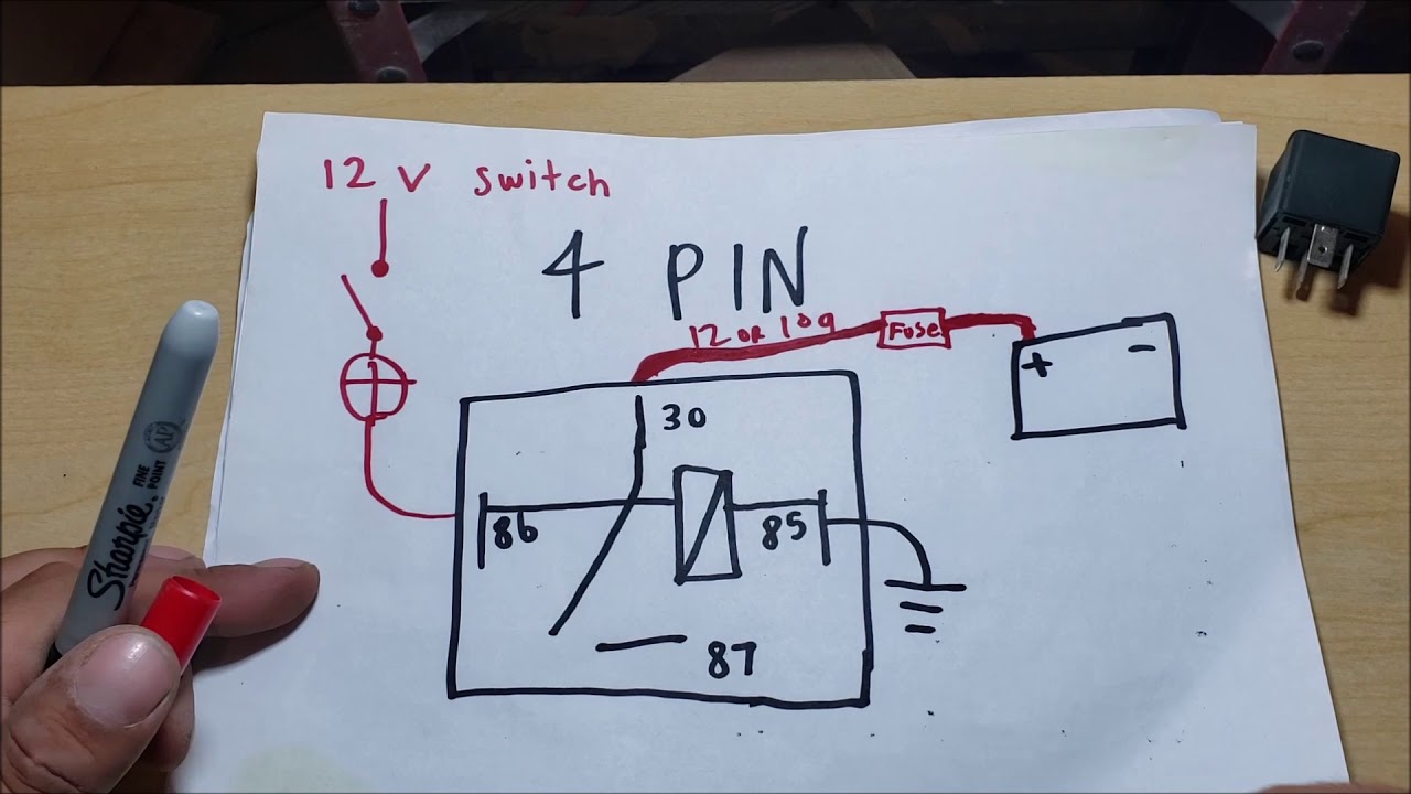 automotive 4 pin and 5 pin RELAY EXPLAINED which one?