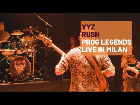 YYZ (Rush) - Prog Legends - The Great Progressive Rock Show - Live in Milan - With drum solo!