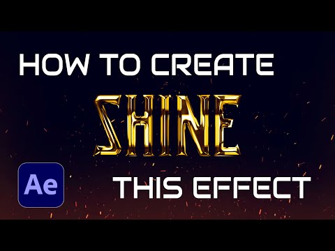 How To Create 3D Gold Text Animation In After Effects | VIBA Animation