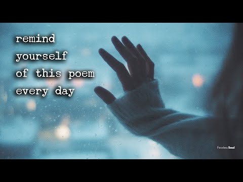 改變生活的詩句--不要把最好的東西留到下一天 (Life Changing Poem - Don't Save Your Best For Another Day)
