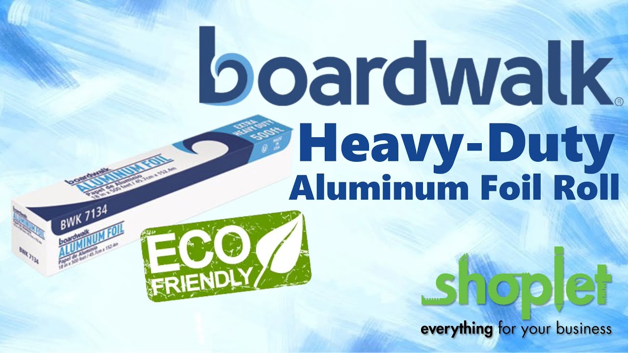 Boardwalk Heavy-Duty Aluminum Foil Roll, 18 x 500 ft (BWK7134)
