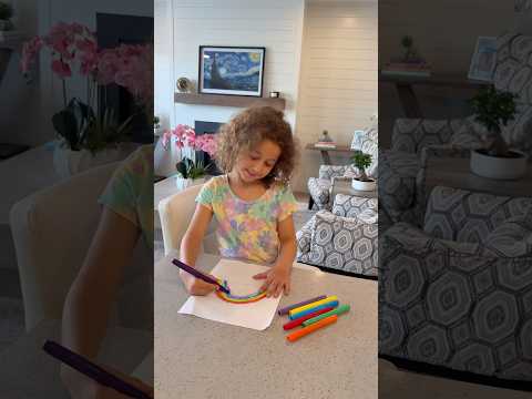 Sierra teaches Rhia colours of the rainbow 🌈