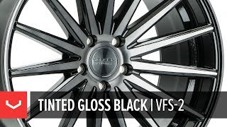21 Inch Vossen VFS-2 Tinted Black Gloss Alloy Wheels