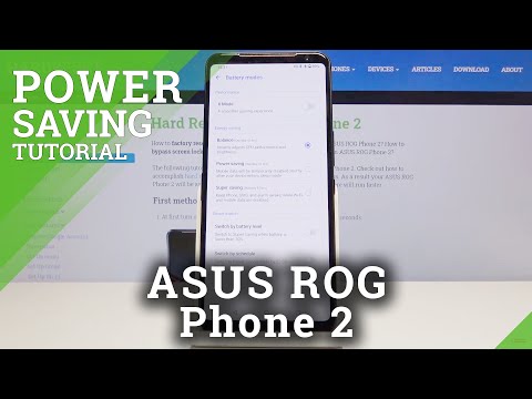 How to Save Battery in ASUS ROG Phone 2 – Power Saving Mode