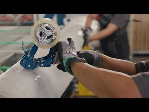 Production of the Schüco CSB (Concealed Shaped Blind) sun shading system