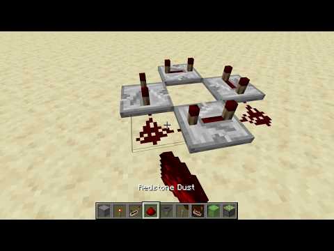 Minecraft: How to make 5 redstone clocks