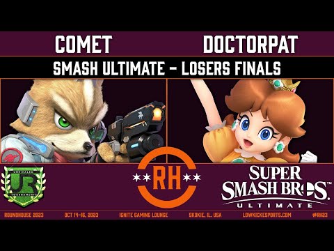 Roundhouse 2023 LOSERS FINALS - comet (Fox) vs Doctorpat (Daisy) - Smash Ultimate