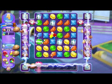 Wonka's World of Candy Level 819 - NO BOOSTERS