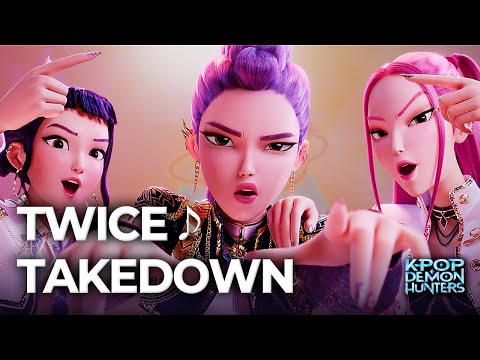 KPop Demon Hunters MV｜TWICE "TAKEDOWN"｜KOR ENG Lyrics