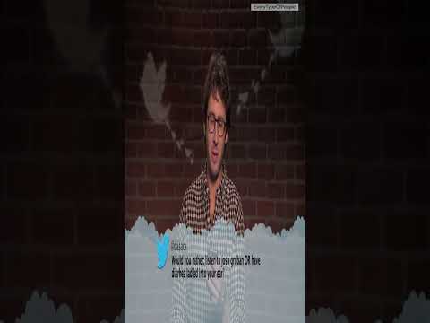 Josh Groban Reads A Mean Tweet