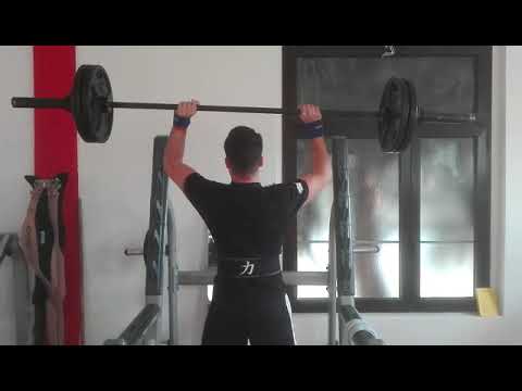 MILITARY PRESS - 65 KG FOR THREE REPS