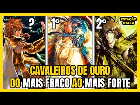 CAVALEIROS DE OURO THE LOST CANVAS RANKING DO MAIS FORTE PARA O MAIS FRACO | CAVALEIROS DO ZODÍACO