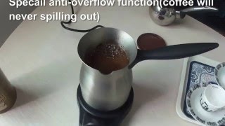 Electric Turkish coffee maker Nevery Spilling Out