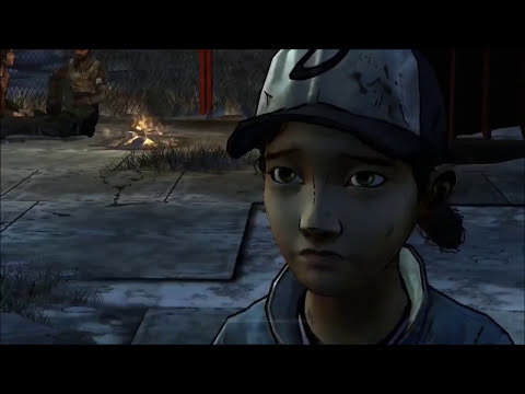 Clementine drinking, smoking and swearing