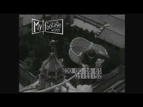 1935  St. Peter's Cathedral Lit Up at Night By Candles (Silent)