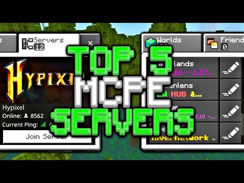Top 5 Servers For Minecraft Bedrock Edition 1.19!