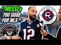 NE fans REACT to MESSI | New England Revolution vs Inter Miami - MLS 2024