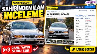 🔴 CANLI: Alınacak En İyi 2. El Arabalar | Sahibinden İlan No İnceleme - 21 Ekim 