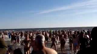 preview picture of video 'Ocean City NJ polar bear plunge 2015'