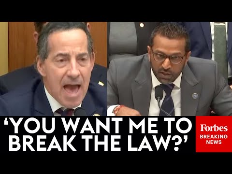 BREAKING NEWS: Sparks Fly As Jamie Raskin And Kash Patel Clash Over The Epstein Files