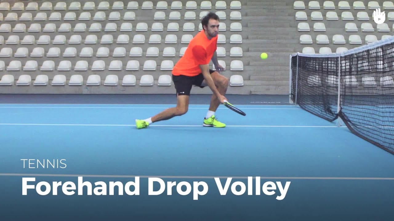 How to Hit a Forehand Drop Volley How to Play Tennis Sikana