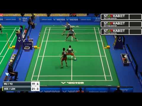 2017 Malaysia Masters R32 MD LEE Sheng Mu LIN Chia Yu vs Yong Kai Terry HEE Kean Hean LOH