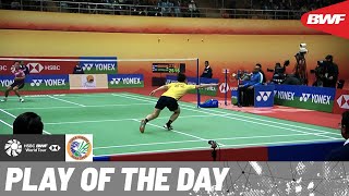 Download lagu HSBC Play of the Day | Kunlavut Vitidsarn at full stretch to turn this rally around! mp3