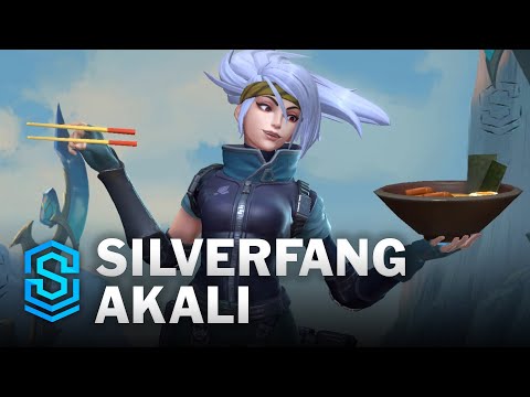 Silverfang Akali Wild Rift Skin Spotlight