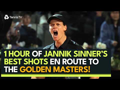 Jannik Sinner's Best Shots From Each Of His GOLDEN MASTERS Masters 1000s Wins! ✨🏆
