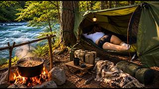 Download lagu Alone in the Mountains! Solo Girl Survival by a Wild River | Hammock Tent Camping at 20°C mp3 Download lagu Alone in the Mountains! Solo Girl Survival by a Wild River | Hammock Tent Camping at 20°C mp3