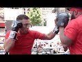 GENNADY GOLOVKIN SHOWS LIGHTNING FAST COMBOS WITH NEW TRAINER AHEAD OF STEVE ROLLS FIGHT