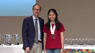 Math Prize for Girls Olympiad Medalist 2017 Private Ceremony, Justina Yang