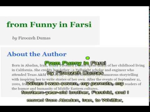 Funny in Farsi Firoozeh Dumas