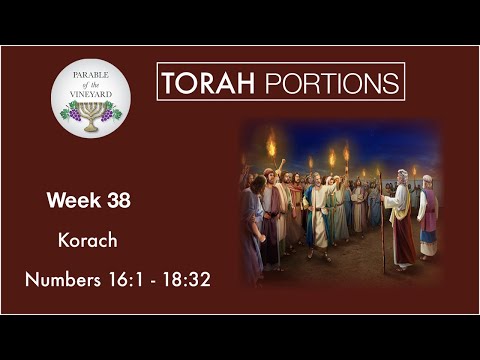 Torah Portions - Week 38 - Korach - קֹרַח‎ "Korah" Numbers 16:1 - 18:32