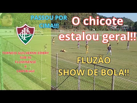 Guilherme Embry Under-16 Tournament: Fluminense vs. CAACBrasil | Football SHOW! #football #ferj #...