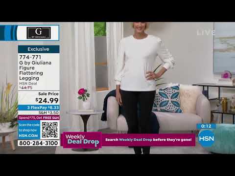 G by Giuliana Figure Flattering Legging