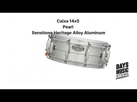 Caixa 14x5 Pearl Sensitone Heritage Alloy Aluminum
