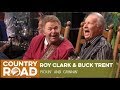 Roy Clark Buck Trent Do Some Pickin Grinnin On Country S Family Reunion