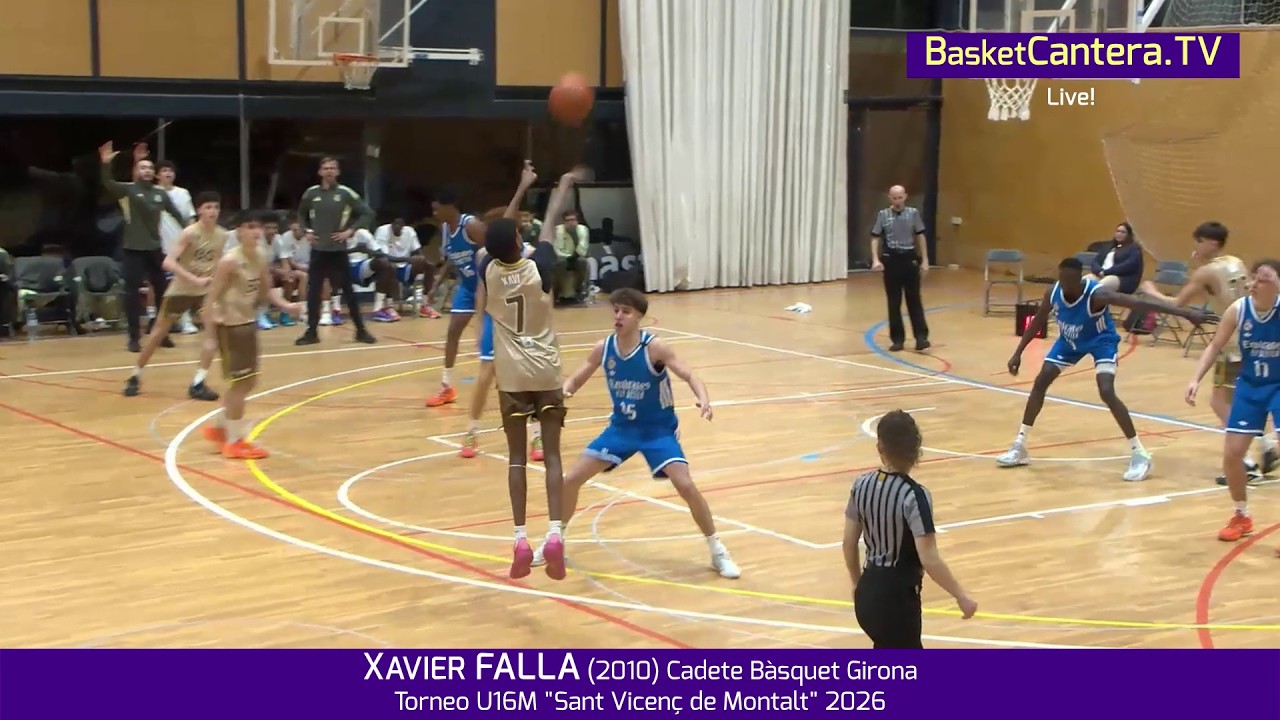 XAVIER FALLA (2010) Cadete Bàsquet Girona.- Torneo U16M 