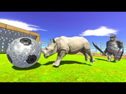 1v1 Soccer | Mammals vs Primates - Animal Revolt Battle Simulator