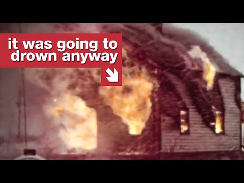 The town that was burned for science